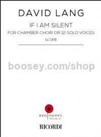 If I Am Silent